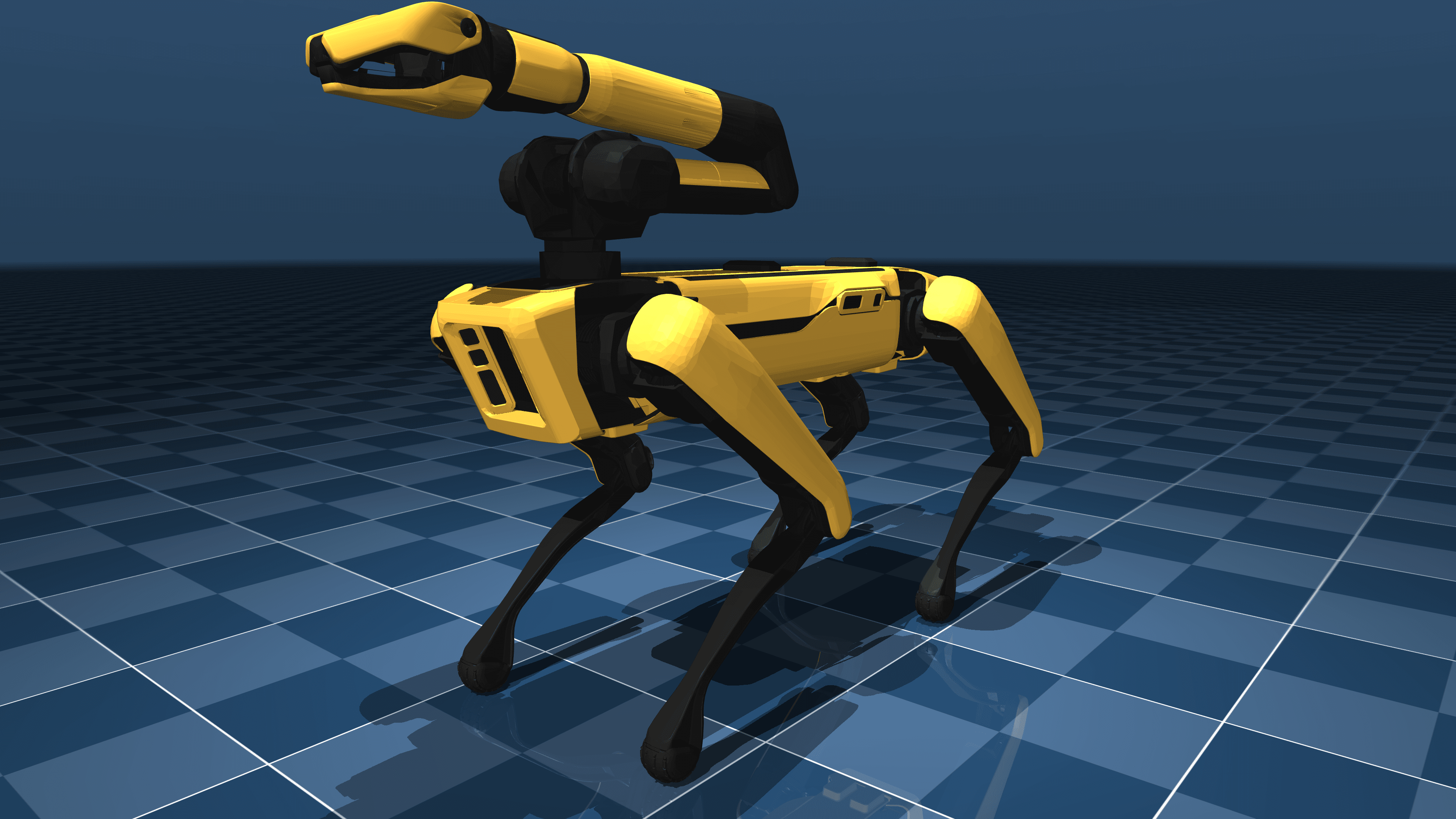 ROS2 Gazebo simulation of an autonomous mobile robot.